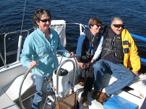 The Moore's from Brandon, Florida enjoy a fall charter